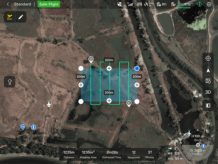 Autel Max 4N Polygon Mission