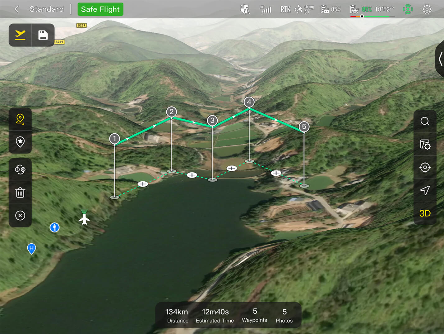 autel evo Max 4N 3D Map Planning