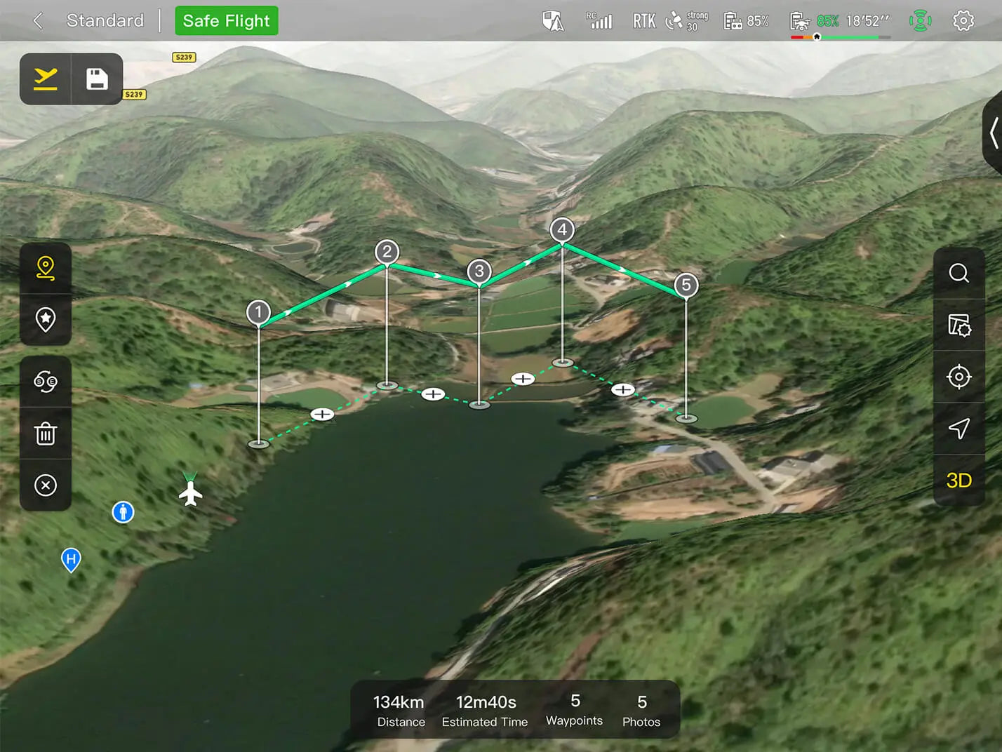 autel EVO Max 4T V2 3D Map Planning
